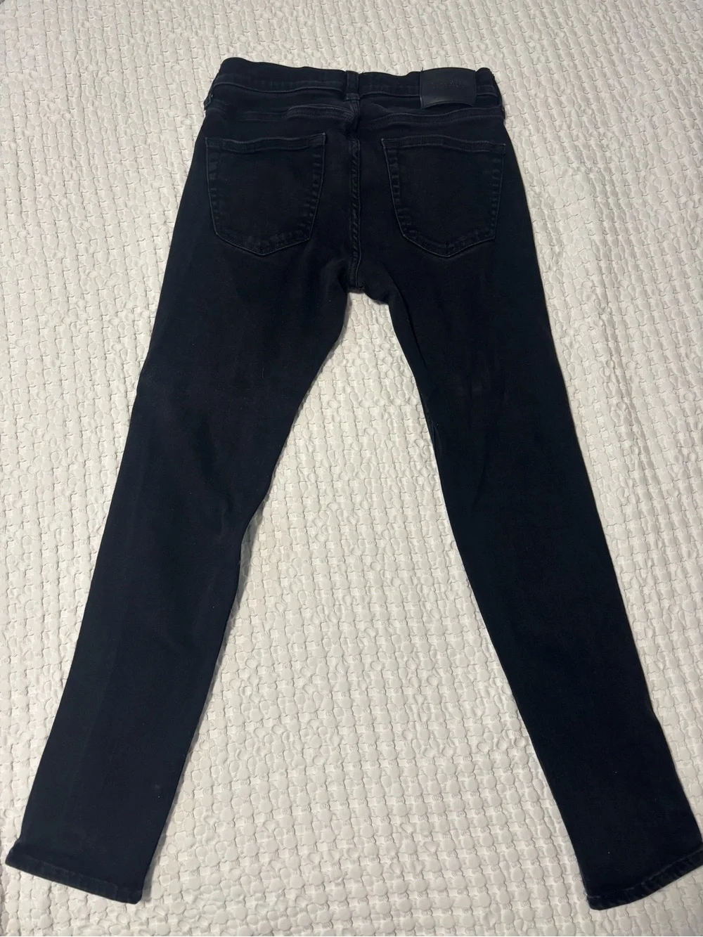 Hollister Men's Skinny Jeans - True Black Stretch Denim 30x30